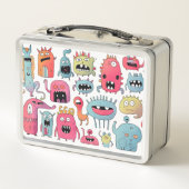 組み合わせモンスター姿 メタルランチボックス (裏面)