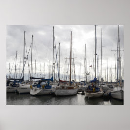 組み合わせヨット ポスター