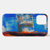 組み合わせ色の抽象芸術絵画: Case-Mate iPhoneケース (裏面 (横))