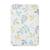 組み合わせ離れたの大きなパターンの色のミックスを白に バスマット (正面縦)