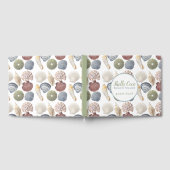 組み合わ数々のれた色の貝殻ビーチレンタル ゲストブック (全面)