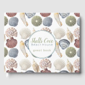 組み合わ数々のれた色の貝殻ビーチレンタル ゲストブック (正面)