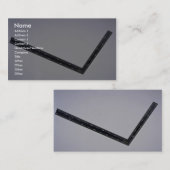 組み立ての正方形 名刺 (正面/裏面)