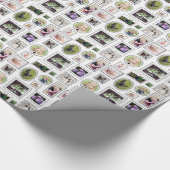 組み立てられたフォトギャラリーのカスタムな包装紙 ラッピングペーパー (角)