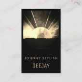 組み立てられた写真のイメージカバービニールのヴィンテージの芸術 名刺 (正面)