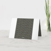 組み立てられた陽気なくまのカップルの婚約のお祝い カード (裏面)