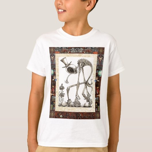 組み立てられる散歩 Tシャツ (正面)