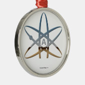 組み立てられる無神論的な原子のオーナメントの円形 メタルオーナメント (右)