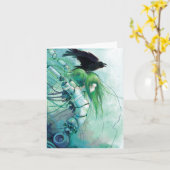 組み立て解除されたティアーノートカード カード (黄色い花)