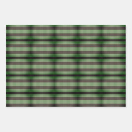 組み素朴合わせ格子模様 ラッピングペーパーシート