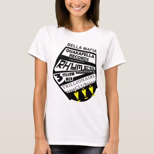 組み込まれるBellaのマフィアのQuackafellaの記録 Tシャツ (正面)