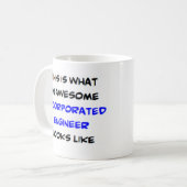 組み込みエンジニ素晴らしア コーヒーマグカップ (正面左)