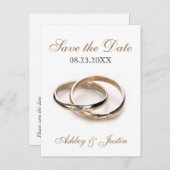 組み込みリングや輪日付ポストカードの保存 案内ポストカード (正面/裏面)