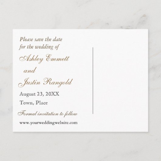 組み込みリングや輪日付ポストカードの保存 案内ポストカード (裏面)