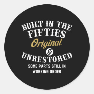 組み込み50年代のオリジナルいくつかのPstを復元しない ラウンドシール