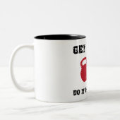 組を得て下さい! ツートーンマグカップ (左)