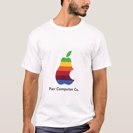 組コンピュータCo白い大人の大きいTシャツ Tシャツ (正面)