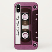 組合せテープパーソナライズなピンク Case-Mate iPhoneケース (裏面)