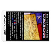 組合実在州 マグネット (横)