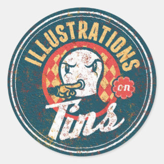 [組子] ラウンドシール