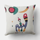 組成バイオモルフィックアブストラクション – Kandinsky クッション (裏面)