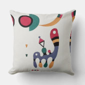 組成バイオモルフィックアブストラクション – Kandinsky クッション (正面)