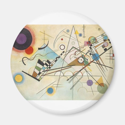 組成8カンディンスキー絵画ズ マグネット (正面)