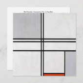 組成(No.1)灰色 – 赤 |ピートモンドリアン | (正面/裏面)