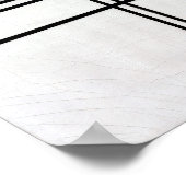 組成(No.1)灰色 – 赤 |ピートモンドリアン | ポスター (角)