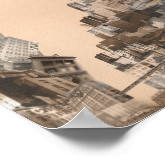 組成N°9 "metropolis" ポスター (角)