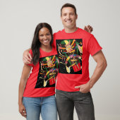 組成Xバイオモルフィックアブストラクション – Kandinsky Tシャツ (ユニセックス)