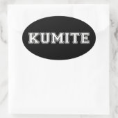 組手 楕円形シール (バッグ)