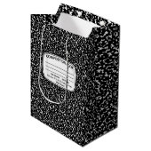 組版ノートブック抱き枕 ミディアムペーパーバッグ (正面アングル)