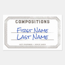 組版パーソナライズされたブックラベルのシール