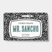 組版ブックの先生idバッジ バッジ (正面)