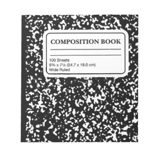 組版ブック ノートパッド (正面)