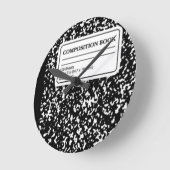 組版ブック ラウンド壁時計 (傾斜)