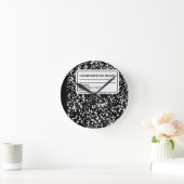 組版ブック ラウンド壁時計 (ホーム)