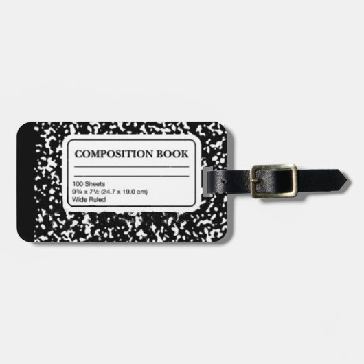 組版ブック ラゲッジタグ (正面横)