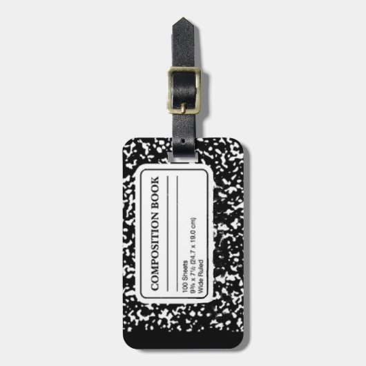 組版ブック ラゲッジタグ (正面縦)