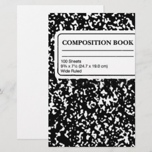 組版ブック 便箋 (正面/裏面)