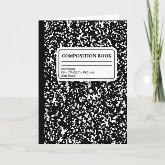 組版ブック/学生先生 カード (正面)