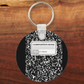 組版ブック/学生先生 キーホルダー (正面)