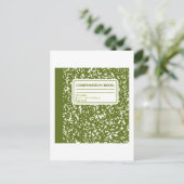 組版ブック/学生先生 ポストカード (スタンド正面)