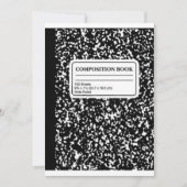 組版ブック/学生先生 招待状 (正面)