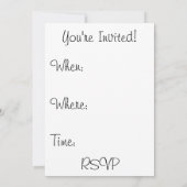 組版ブック/学生先生 招待状 (裏面)