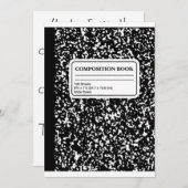 組版ブック/学生先生 招待状 (正面/裏面)