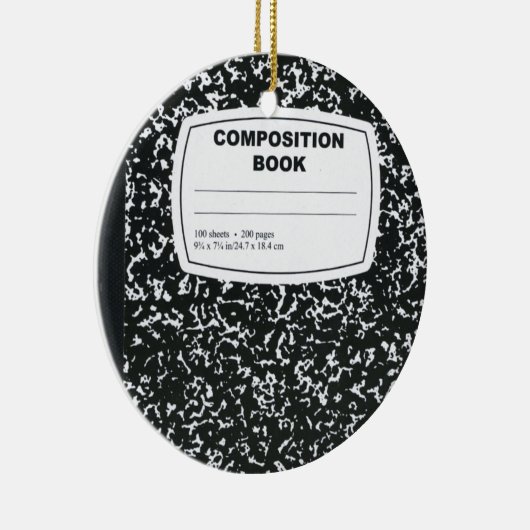 組版書学生先生 セラミックオーナメント (右)