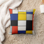 組版、モンドリアン クッション (ブランケット)