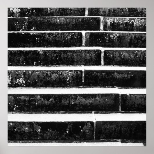 組積造パターン – 階段 ポスター (正面)